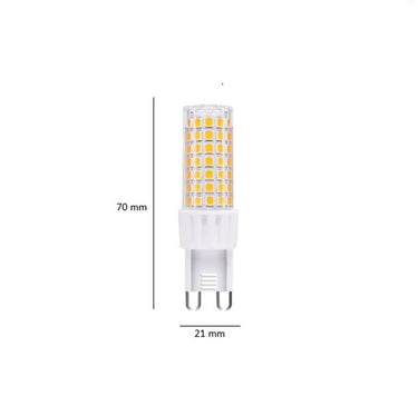 Led G9 6W 670lm 6000K G9 21x70mm Dimmable Vivida bulbs Lampadine e moduli led